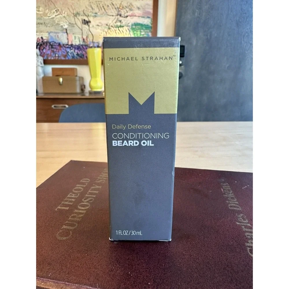 Michael Strahan Daily Defense Conditioning Beard Oil 1 Fl. Oz Nourishing‎ NEW